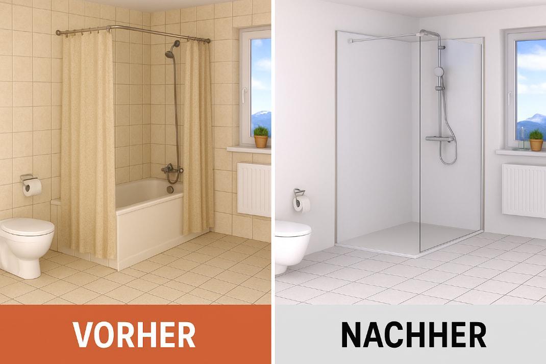Smartdusche vorher nachher Smartdusche vorher nachher
