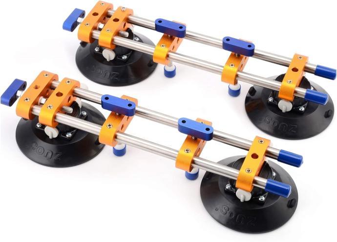 Plattenspanner mit Vakuumsaugnäpfen